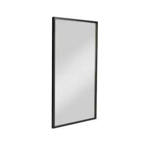 Miroir Rectangulaire Cadre Foncé 50×100 cm 230036620