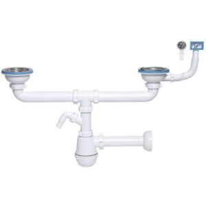 Siphon Évier 2 Bacs 47035
