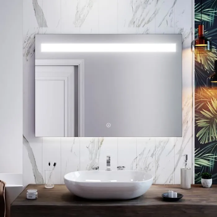 Miroir Led ECO One Led 120x80cm avec Interrupteur One Touch