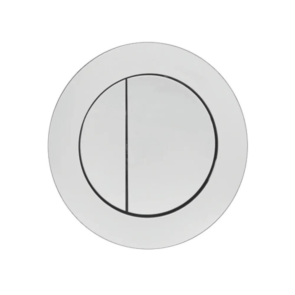 Bouton Poussoir pour Wc sur Pied(Genova,Rhodas,Siena,New Palermo,Nikko) Chrome