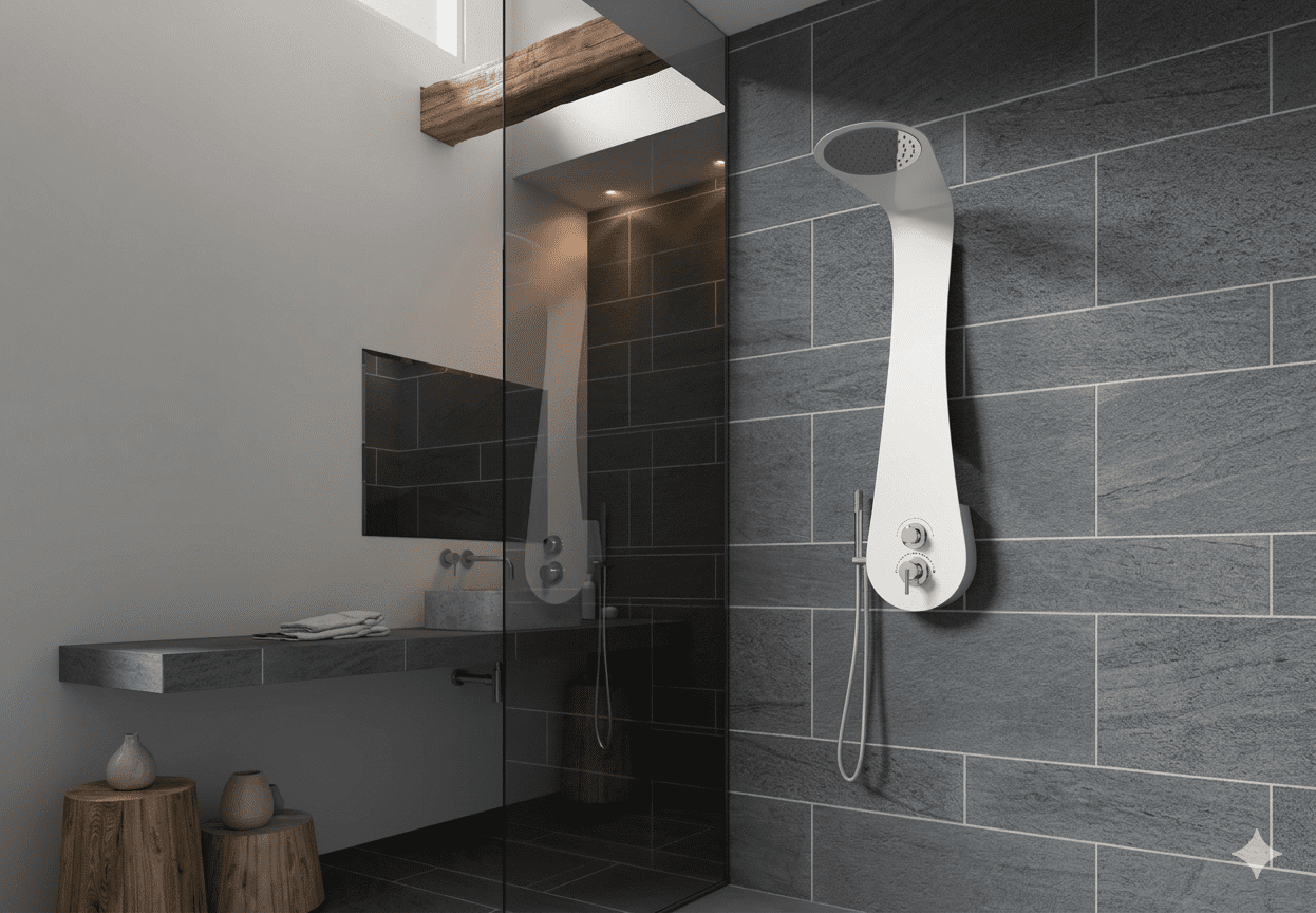Colonne de Douche Mono AIGA Blanc