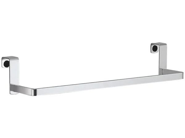 Porte Serviette Anneau à Accrocher sur Coté de meuble Chrome