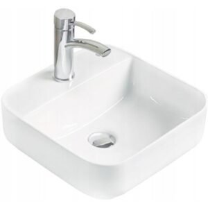 Vasque à Fixer 3023MW 39x39x13,5cm Blanc Mat