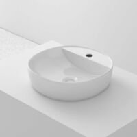Vasque à Poser Fino OC40 Blanc 40,3x40,3x11,7cm Blanc Brillant