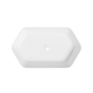 Vasque à Poser 2017GW 61x36x14,5cm Blanc Brillant