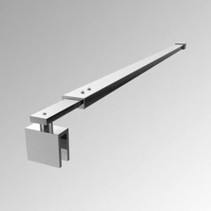BRAS de Fixation pour Angle Paroi de Douche Fixe, Extensible 60cm