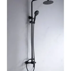 Colonne de Douche Mono ROMA Noir Mat BDR002