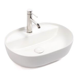 Vasque à Poser FURNAS 50x38x13,5cm Blanc Mat