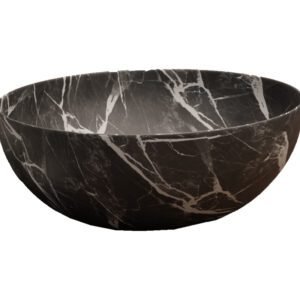 Vasque à Poser GENOVA (Bol Transfer) 40x40x15cm Noir Mabré