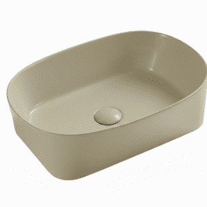 Vasque à Poser 1010MB+MBE 50x36x13,5cm Khaki/Noir Mat