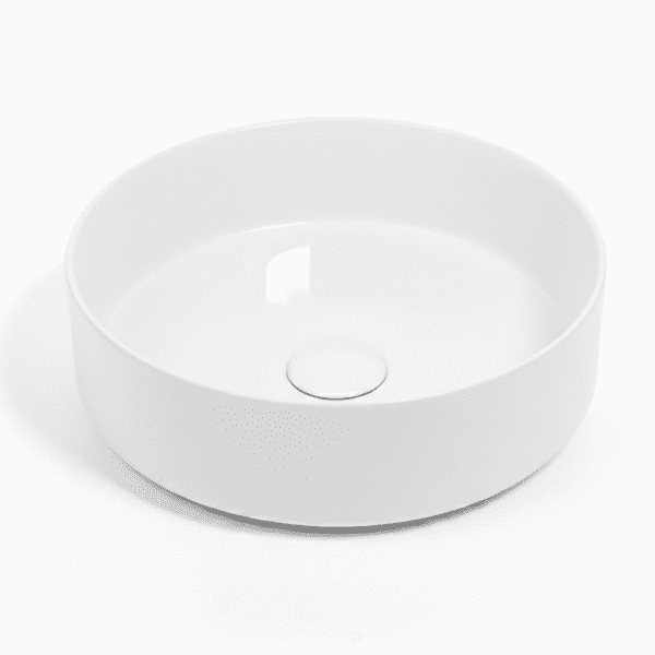 Vasque à Poser OSIRIS 35,5x11,5cm Blanc Brillant
