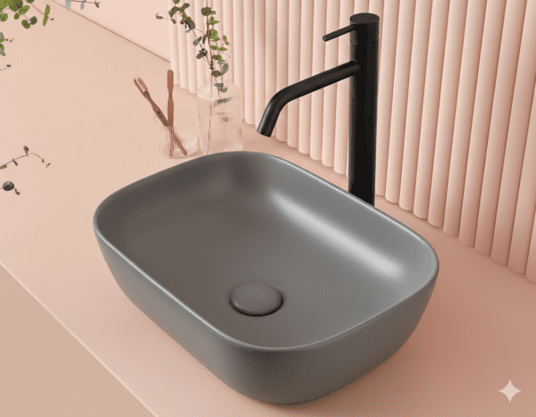 Vasque à Poser Typo BIA 46x33x14cm Grey