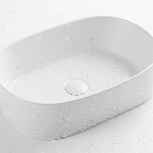 Vasque à Poser 3002GW 57,5x33x16cm Blanc Brillant