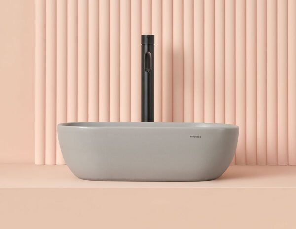 Vasque à Poser Typo BIA 46x33x14cm Grey – Image 2