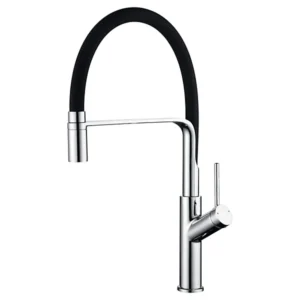Mitigeur Évier de Cuisine LANZAROTE  Chrome/Noir GCE015