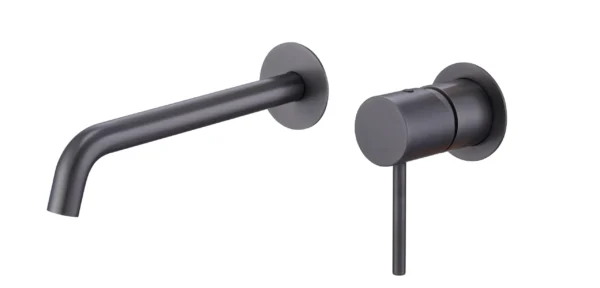 Mitigeur Mural pour Lavabo MONZA Black Gun Métal GLM039/BGM