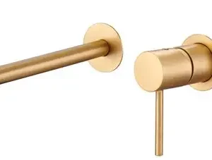 Mitigeur Mural pour Lavabo MONZA Or Brossé GLM039/OC