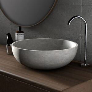 Vasque à Poser ROGUN 40x14cm Ciment