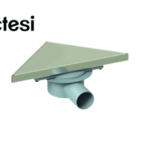 Siphon D'Angle Sol de Douche LINE 230x230mm BK4020611