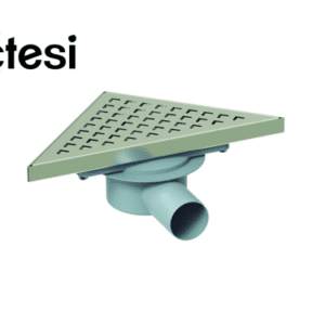 Siphon D'Angle Sol de Douche SQUARE 230x230 mm BK4020511