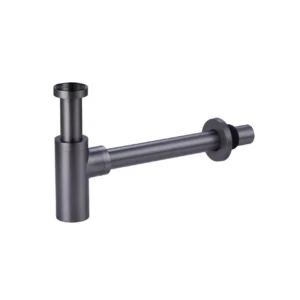 Siphon Lavabo Rond Black Gun Métal SCL002/BGM
