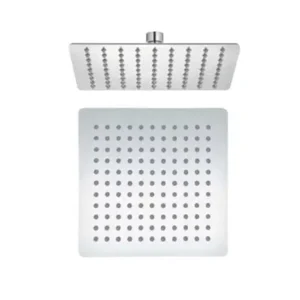 Tête de Douche Carrée 20x20cm S304 Chrome RDC001