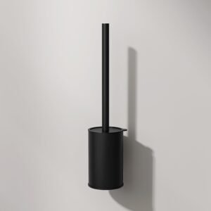 Porte Balai Brosse Mural ECO Noir Mat 01407081