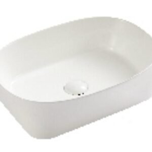 Vasque à Poser 1010MB+MW 50x36x13,5cm Blanc/Noir Mat