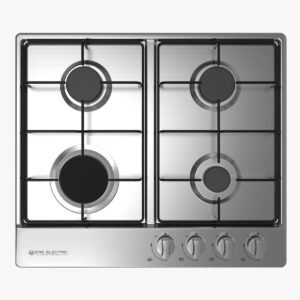 Plaque à Gaz EAS ELECTRIC Inox 4 Foyers 60cm EMH461GBNX
