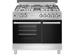 Cuisinière 5 foyers à Gaz en Inox avec espace pour bouteille EAS ELECTRIC 90x60cm EFG9B60X