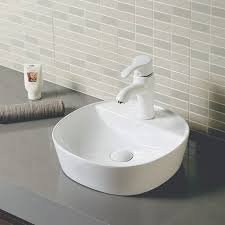 Vasque à Poser 3029GW 41x41x11,5cm Blanc Brillant