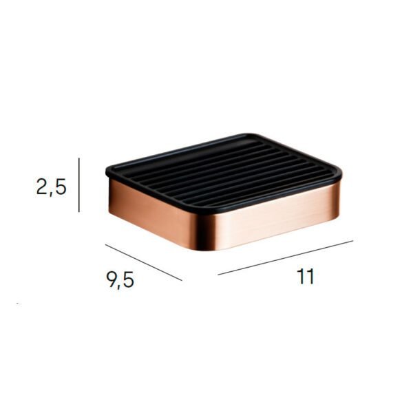 Porte Savon Globe ECO Or Rose Brossé 06523047 – Image 2