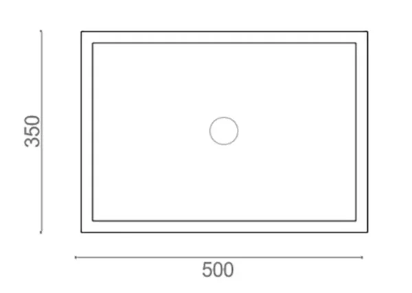 Vasque à poser en Pierre DANA 50x35x12cm Noir Brillant – Image 3