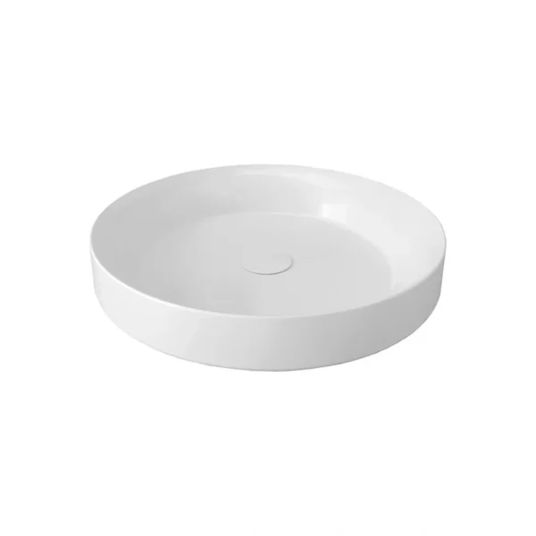 Vasque à Poser ONTARIO 40x11cm Blanc Brillant