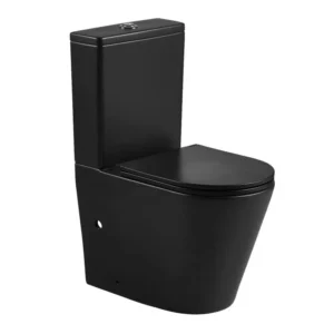 WC sur Pied Compact TURIN Noir Mat
