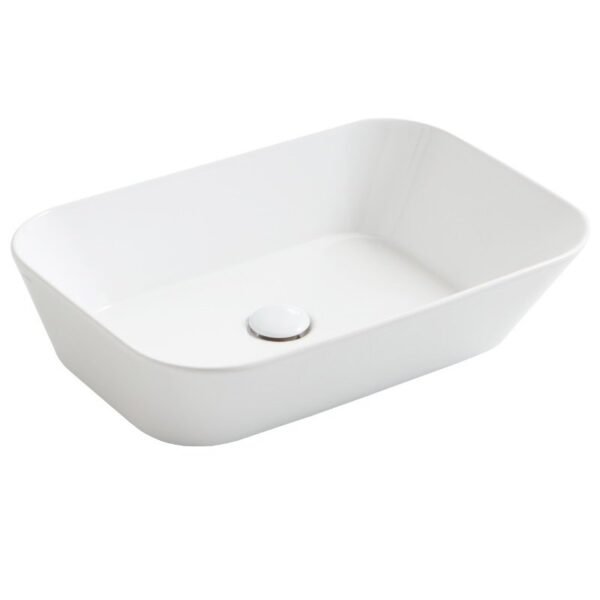 Vasque à Poser 2001MW 42,5x42,5x16cm Blanc Mat