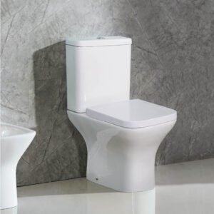 WC sur Pied Compact Complet ULTRA Blanc Brillant