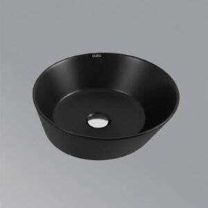 Vasque à Poser 2004MB 42x42x15,5cm Noir Mat