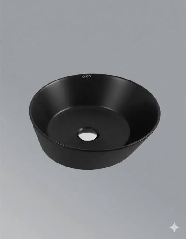 Vasque à Poser 2004MB 42x42x15,5cm Noir Mat