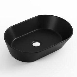 Vasque à Poser 2003MB 52x38,5x15,5cm Noir Mat