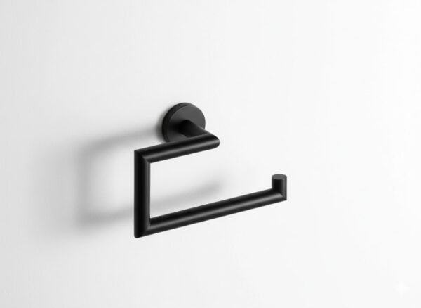 Porte Serviette Anneau ECO Noir Mat 06503081