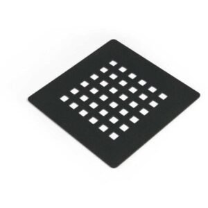 Grille en Inox pour Receveur de Douche Noir