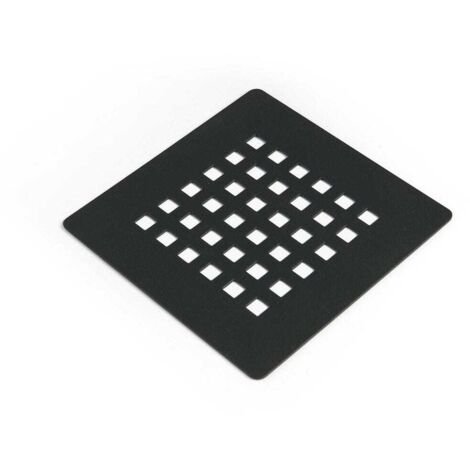 Grille en Inox pour Receveur de Douche Noir