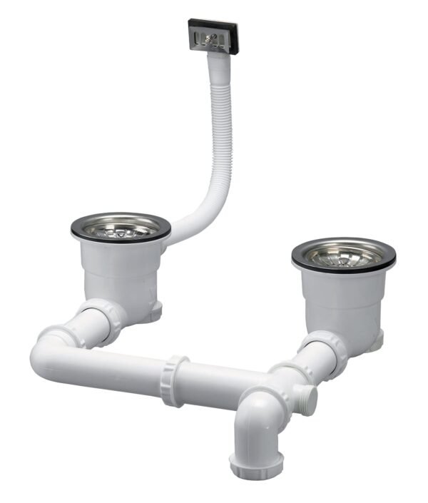 Vidage évier double bac 47035