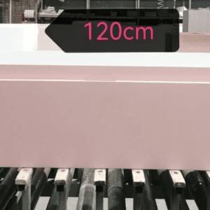 Meuble Susp 1T NOA APOLOSE+Plan en Bois pour Vasque Droit 101x46x26cm Rose Clair Mat NOMPT100