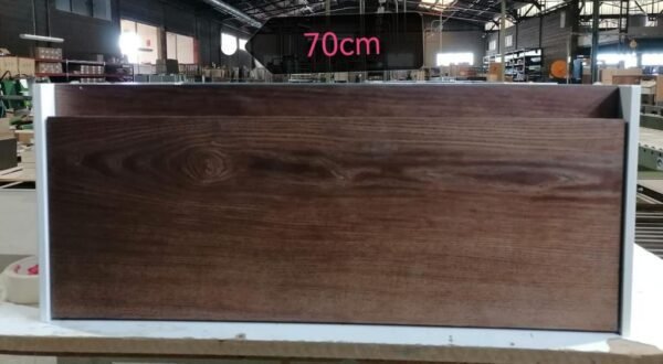 Meuble Susp 1T EXCLU 70x45x28cm Café Proffilé Blanc 24011/70