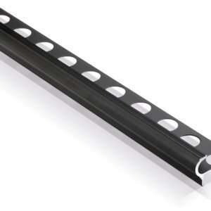 Nez de Marche d'Escalier Courbé en Alu Noir 11x250 0215A180011