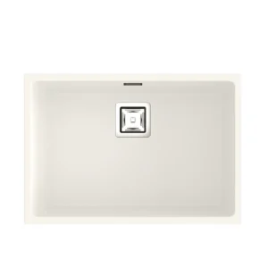 ZIE 60 Évier en Résine 1 Bac 65x45x20cm Blanc BL182LMC