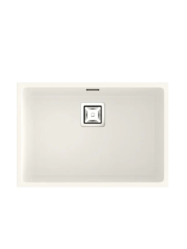 ZIE 60 Évier en Résine 1 Bac 65x45x20cm Gris Mat AS182C