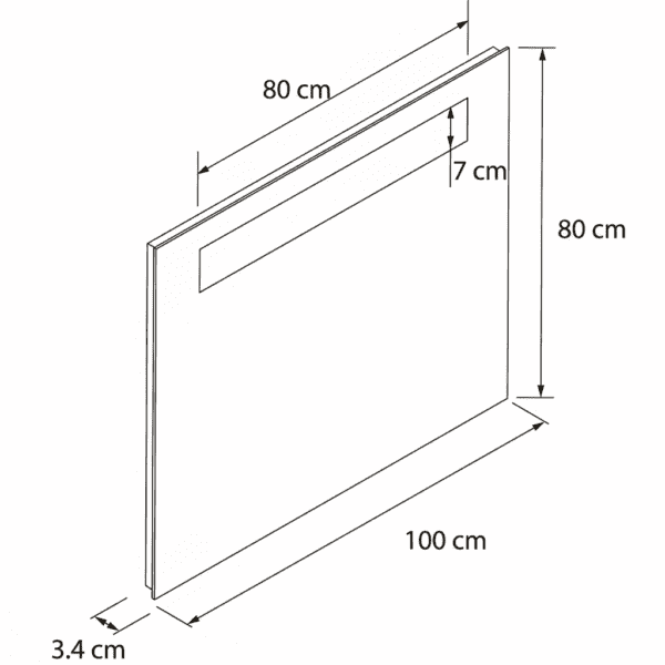 Miroir Led ECO One Led 100x80cm XPERTIALS – Image 2